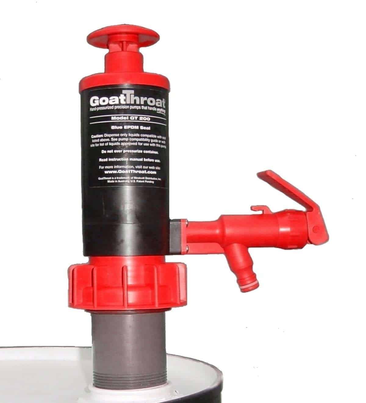 GoatThroat Viton Pump Novec Fluids and Concentrated Acids Hand