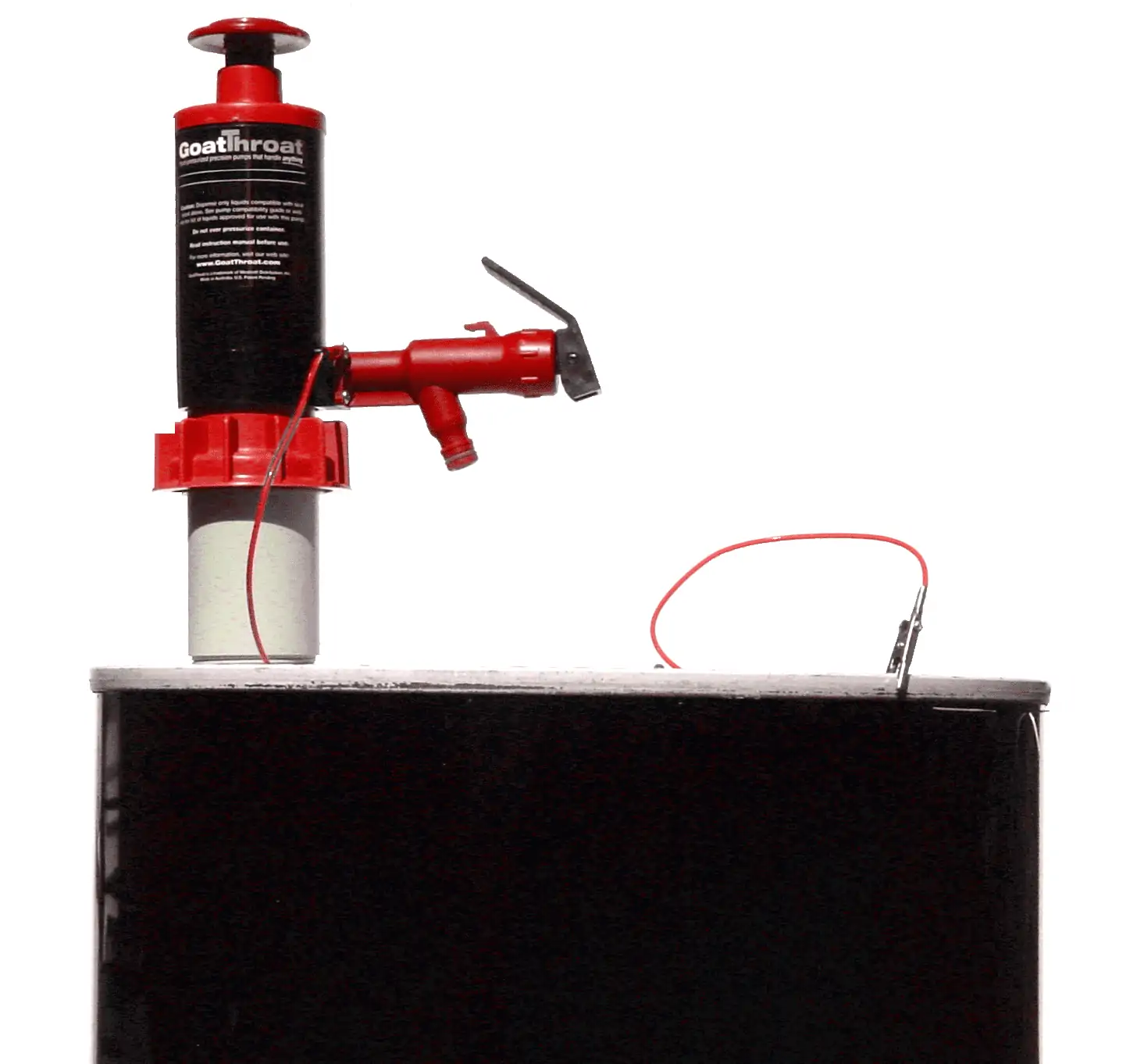 GoatThroat Groundable Nitrile Pump Diacetone Pump also works on 5-gallon  pails | GoatThroat Pumps